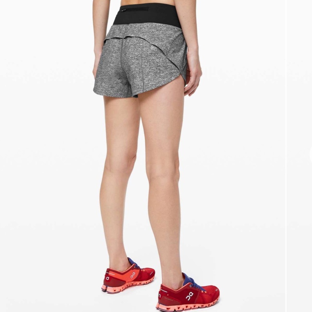 lululemon athletica Gray Layered Athletic Shorts